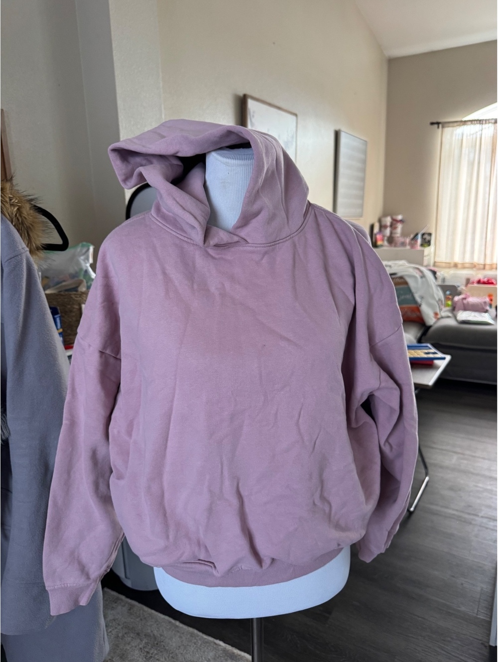Garage dusty rose oversized hoodie S/M